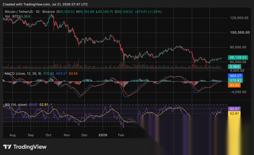 Bitcoin (BTC) price chart, source: crypto.news