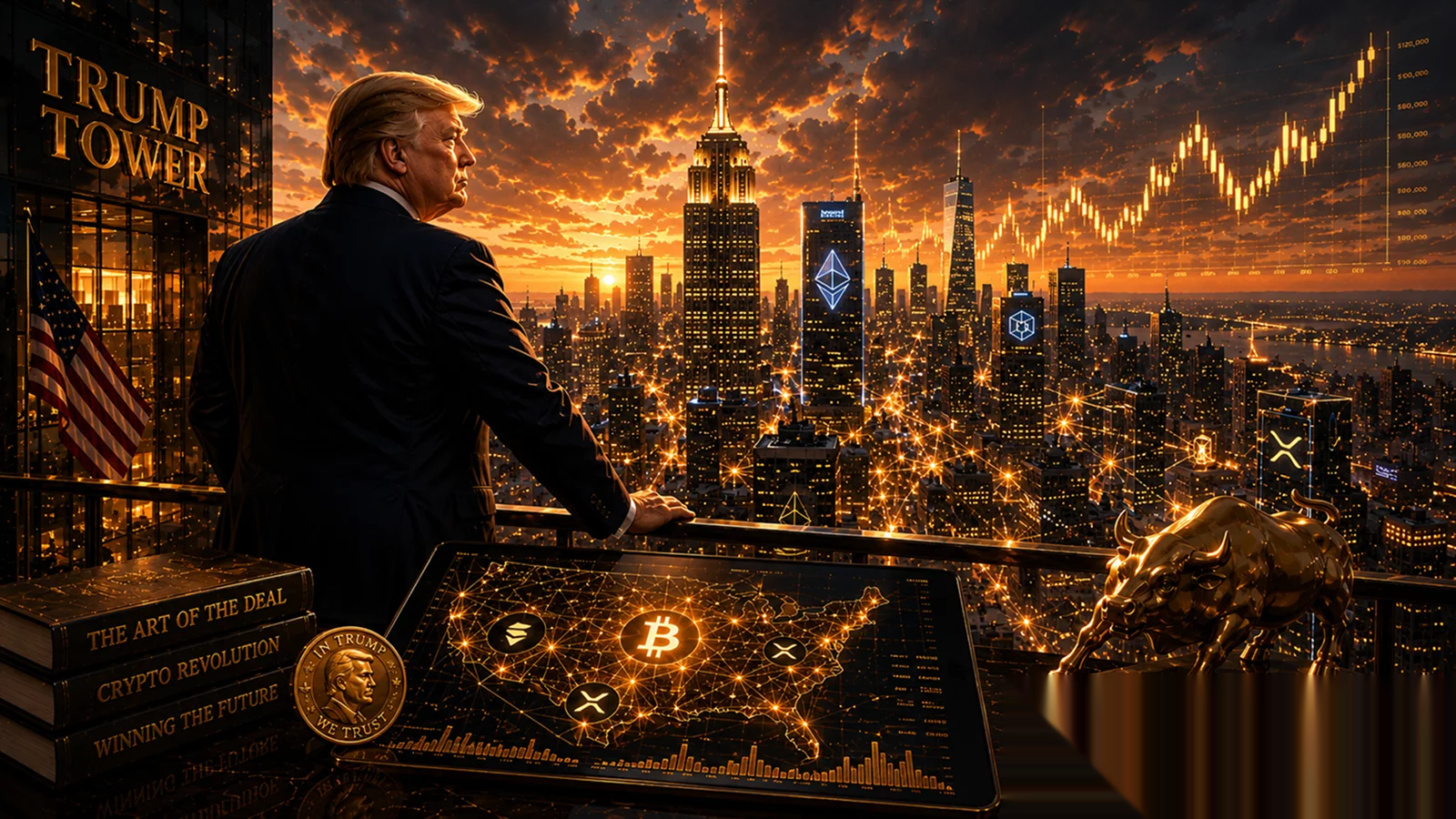 Trump Threatens Iran as Oil Surges 7% and Stocks Tumble