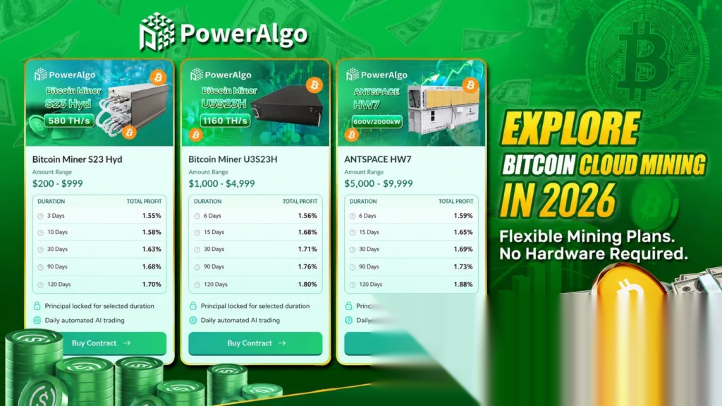 Cloud Mining: A Beginner’s Guide to Profitable Cryptocurrency Mining - 4 Trusted Cloud Mining Sites in 2026 - 4