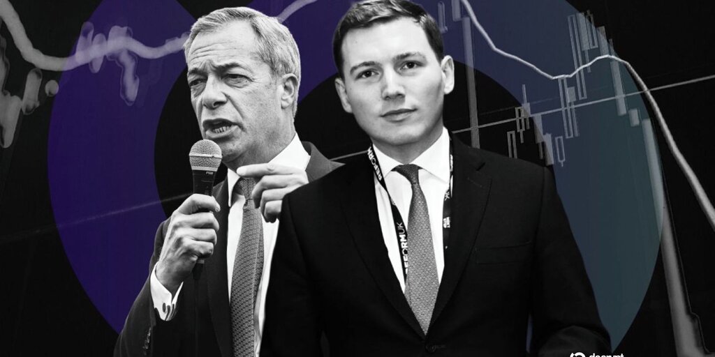 Konto Polymarket na nazwisko sponsora Farage'a otrzymało 9 mln dolarów w kryptowalutach z nieznanych źródeł: FT