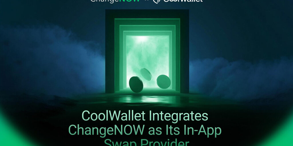 CoolWallet Integrates ChangeNOW as Its In-App Swap Provider